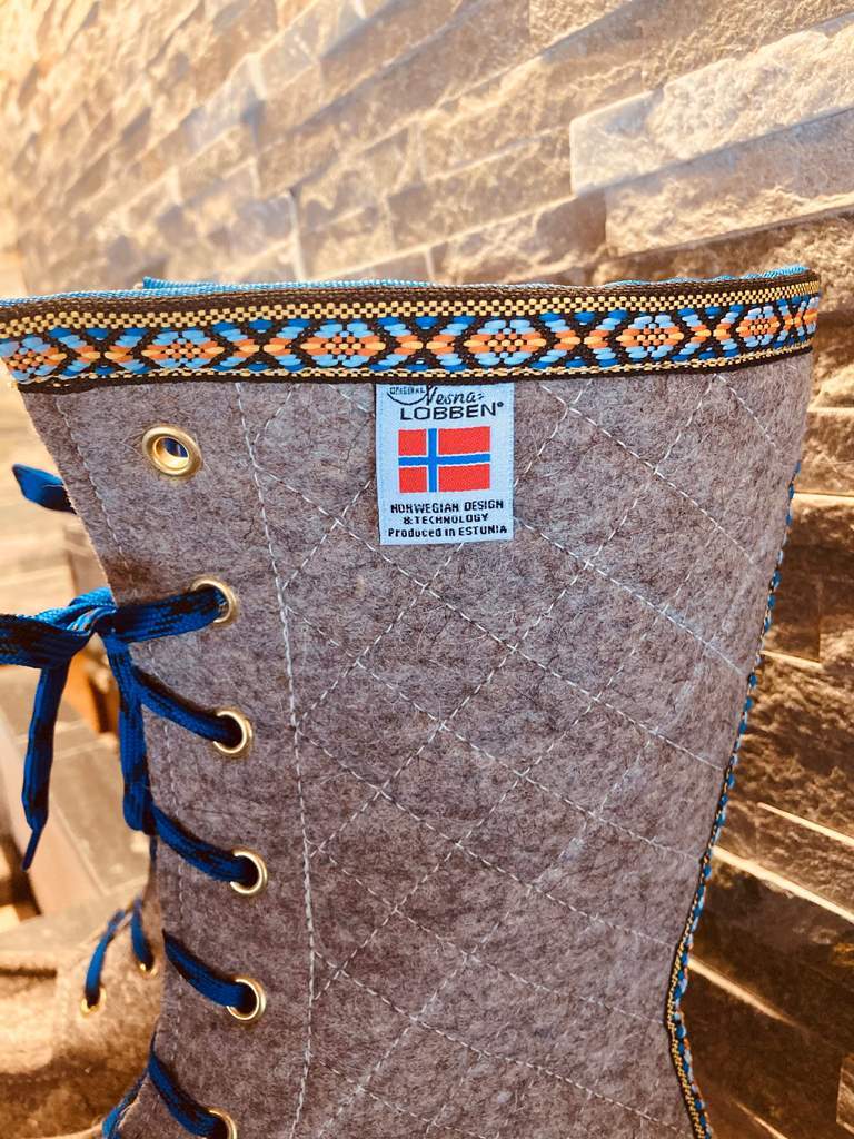 Polar Lobben 100% Wool Felt Boots - Grey