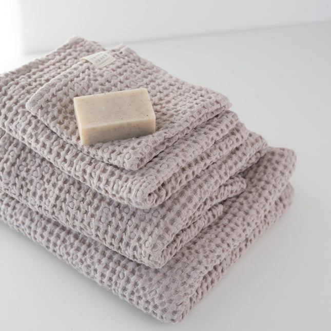 Honeycomb Waffle Towel - Powder - LoveStyle World