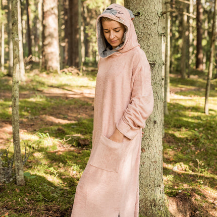 CAT Adult Poncho Long-Sleeve Bamboo Terry