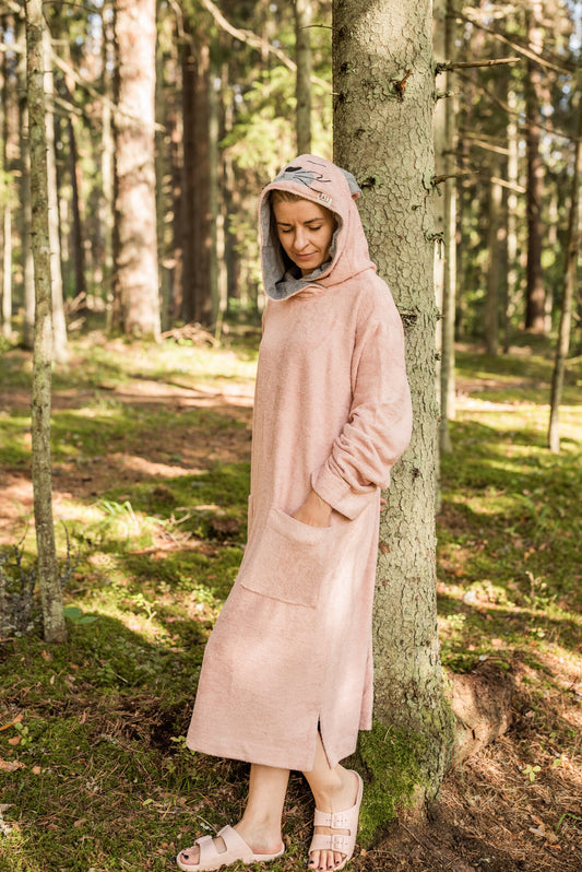 CAT Adult Poncho Long-Sleeve Bamboo Terry