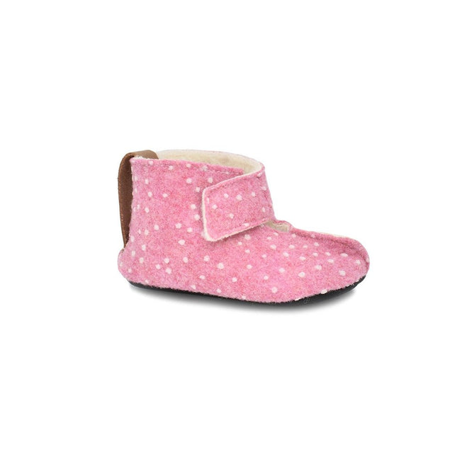 KAKU Children's Slippers - Pink with Dots - LoveStyle World