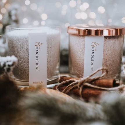 Powdered Candle in Glass - Nordic Lights 160g