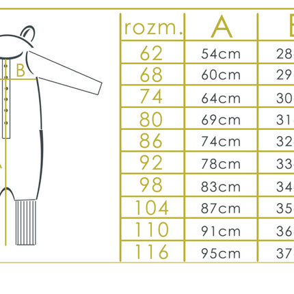 Eared Jumpsuit for Babies and Kids - Coral