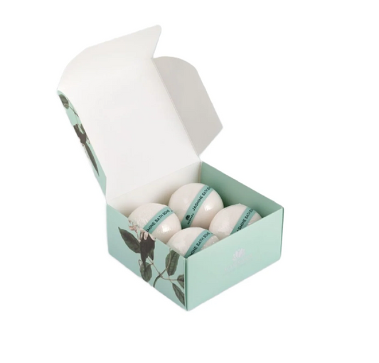 Divine Jasmine Bath Bomb With Vitamin E - Set of 4 Bombs