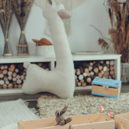 Giant Plush Toy Alpaca - Beige