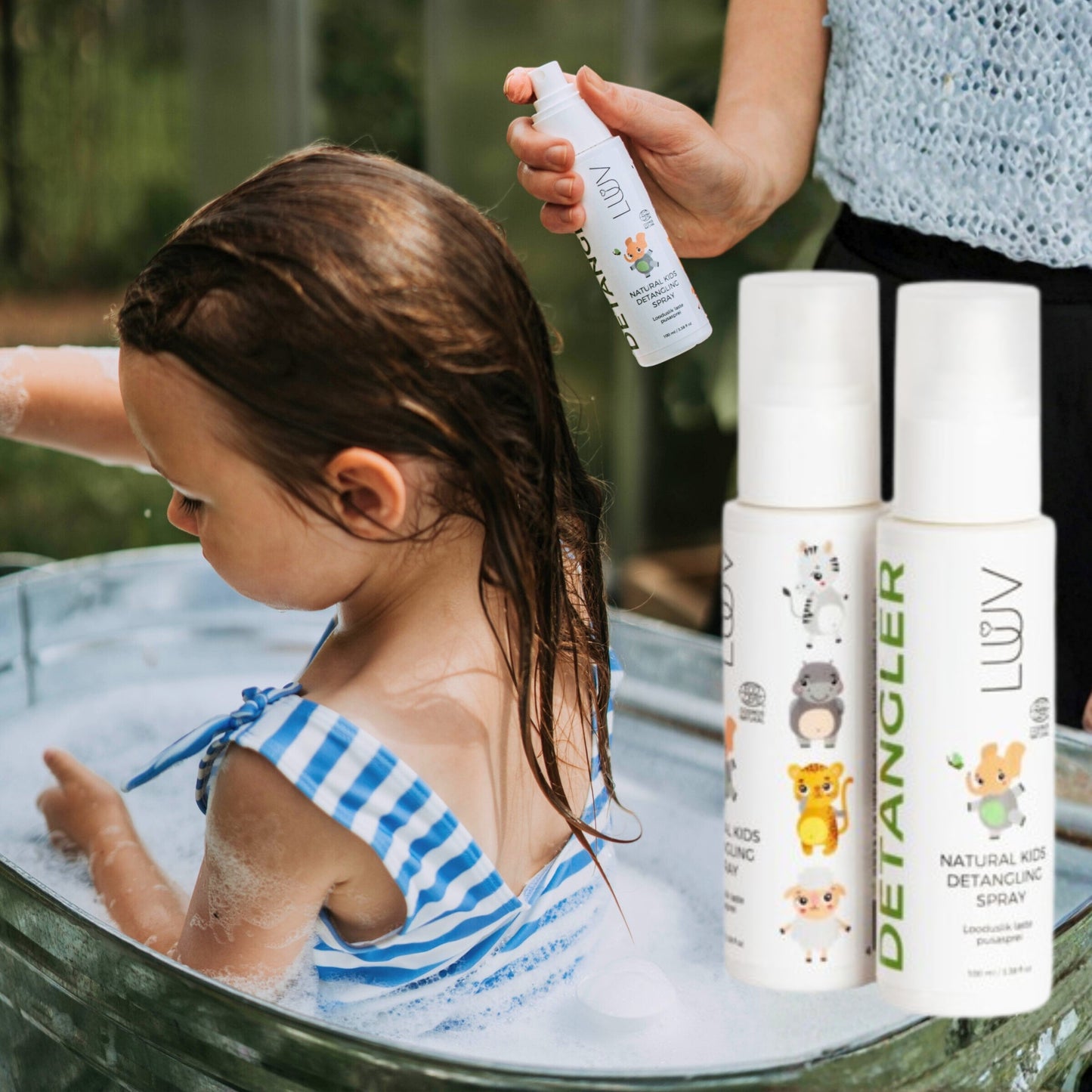 Natural Kid's Detangler Spray COSMOS, 100ml