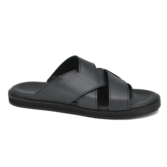 Helsinki Sandals for Him - Black - LoveStyle World