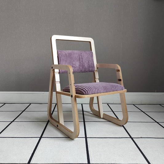 Adjustable Children Chair Julle - Cannon Pink