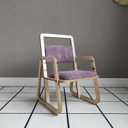 Adjustable Children Montessori Table and Chair Set Julle - Cannon Pink