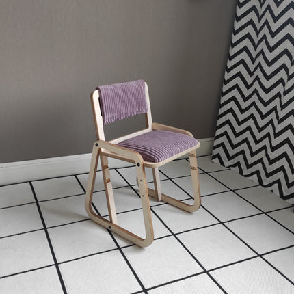 Adjustable Children Montessori Table and Chair Set Julle - Cannon Pink