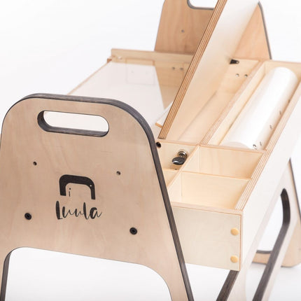 Adjustable Children Montessori Table and Chair Set Julle - Cannon Pink