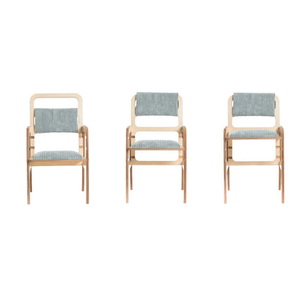 Adjustable Children Montessori Table and Chair Set Luula - Mint Green