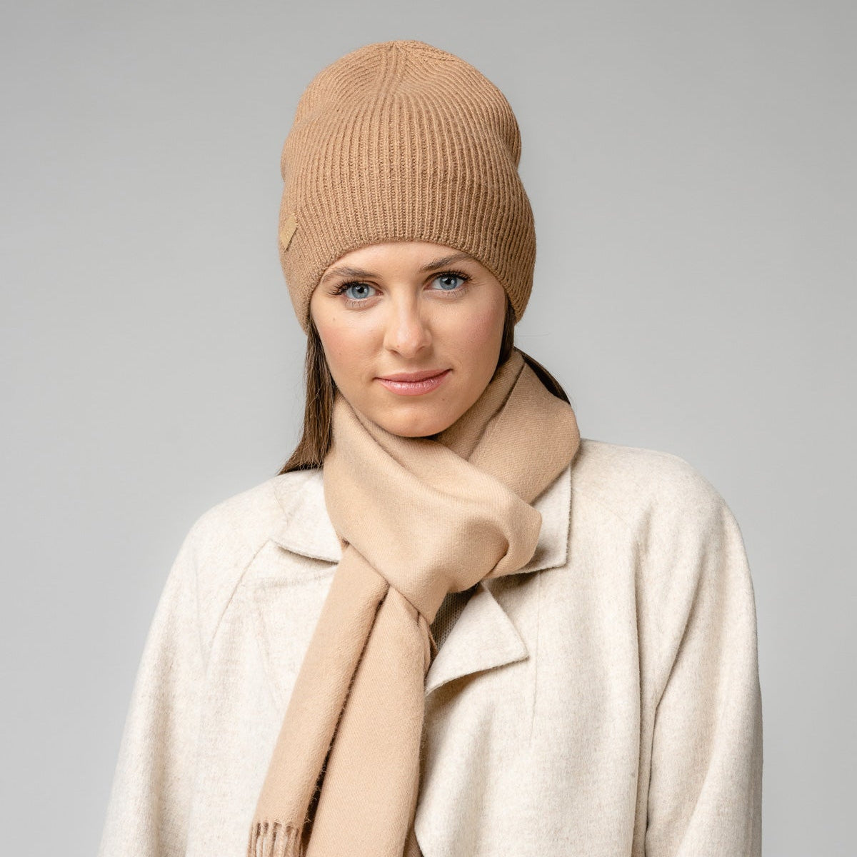 Natural Baby Alpaca Wool Scarf - Exclusive 180