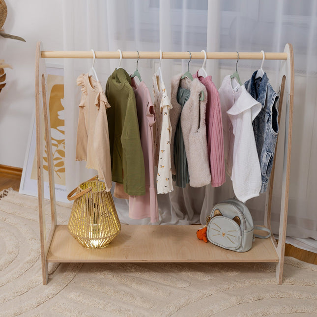 Arched Clothing Rack For Children - Large White