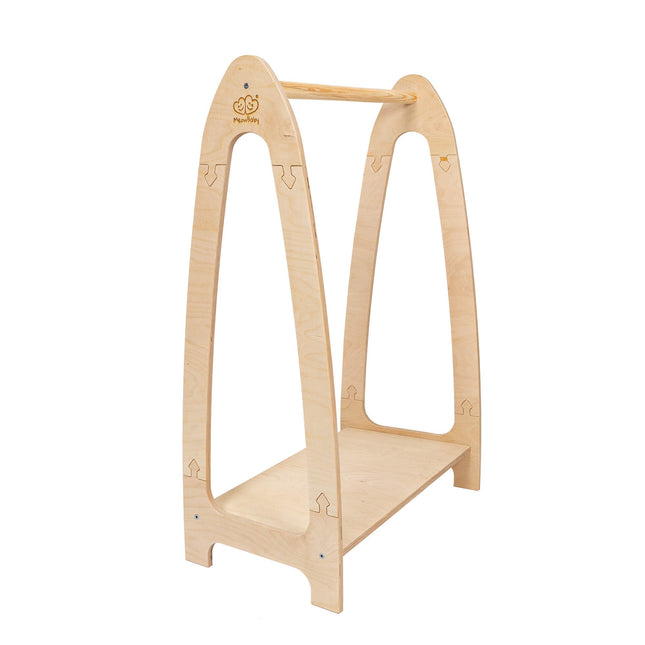 Clothing Rack Arched For Children - Small Natural Wood - LoveStyle World