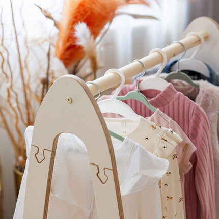 Arched Clothing Rack For Children - Small White