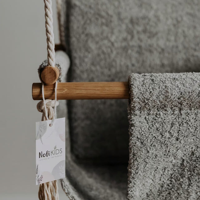 BaBi Baby Swing - Bouclé Night Grey - By Nofi KIDS - LoveStyle World