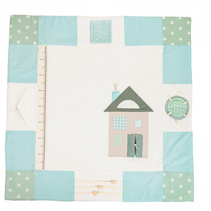 Baby Activity Mat, 120x120cm - Mint Green