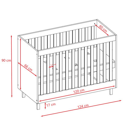 Baby Bed Kubi - Grey