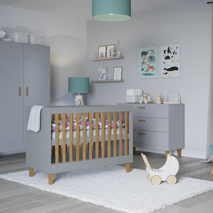 Baby Bed Kubi - Grey