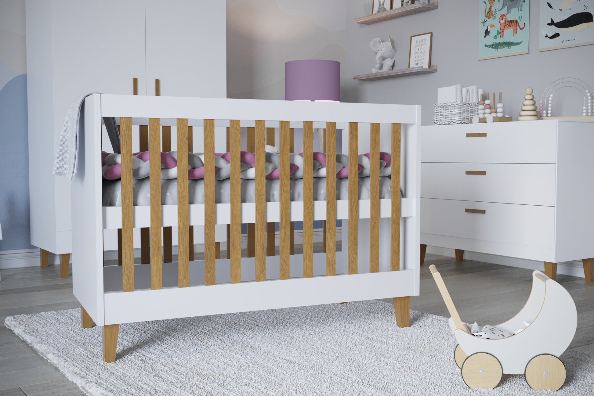 Baby Bed Kubi - White
