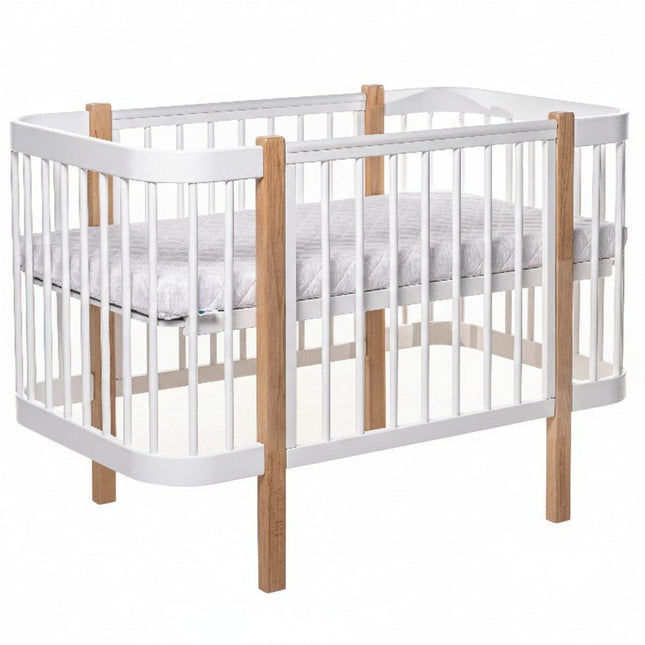Baby Crib ELIN - Natural/White - LoveStyle World