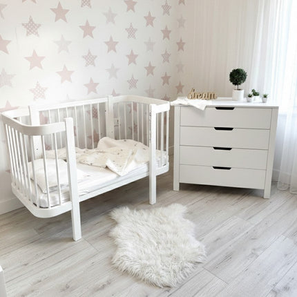 Baby Crib ELIN - White