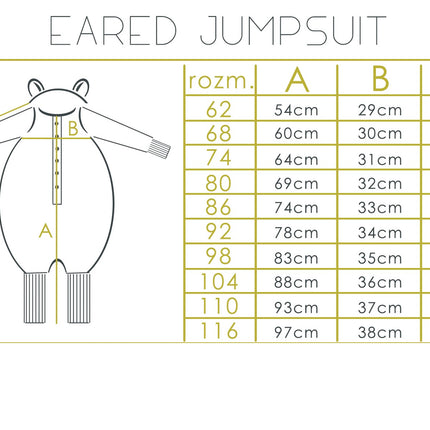 Baby Jumpsuit with Hood - Bear in Glasses on Peach Print