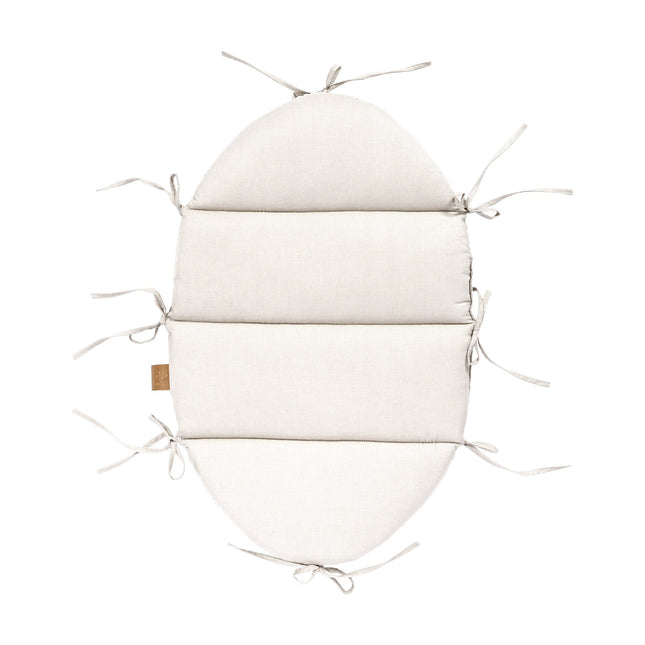 Baby Nest With Braided Bumper - Vanilla - LoveStyle World