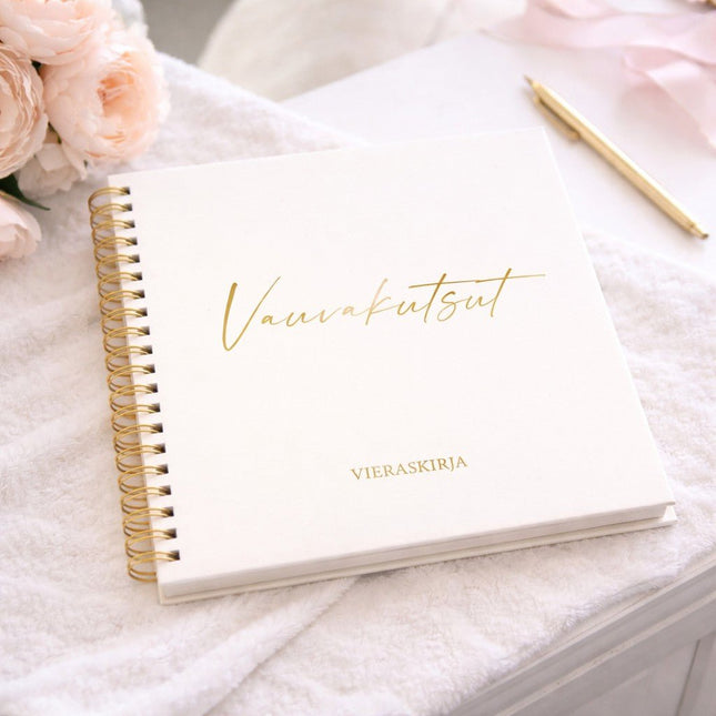 Baby Shower Guest Book - Finnish - LoveStyle World