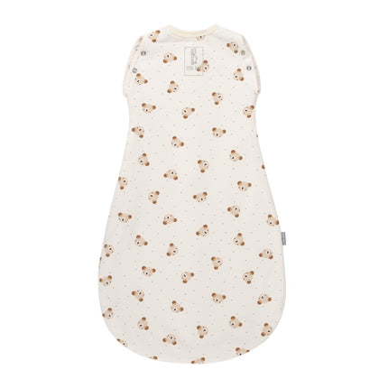 Baby Swaddle and Sleeping Bag 2.5 TOG – Beige / White