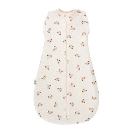 Baby Swaddle and Sleeping Bag 2.5 TOG – Beige / White