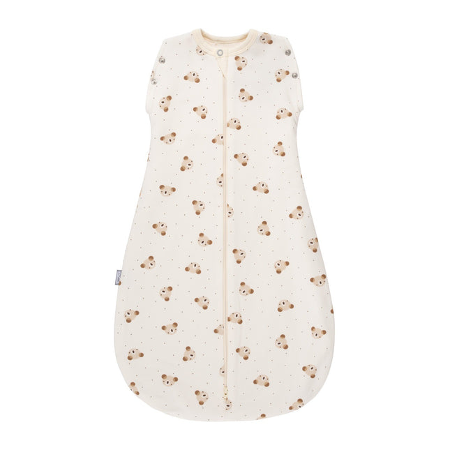 Baby Swaddle and Sleeping Bag 2.5 TOG – Beige / White