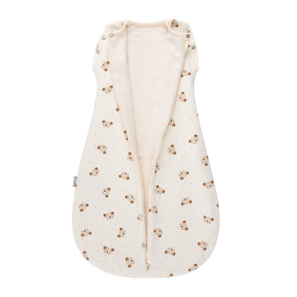 Baby Swaddle and Sleeping Bag 2.5 TOG – Beige / White