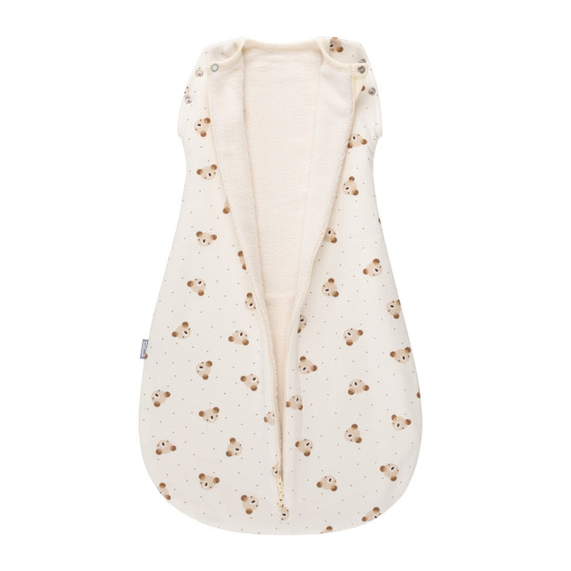 Baby Swaddle and Sleeping Bag 2.5 TOG – Beige / White