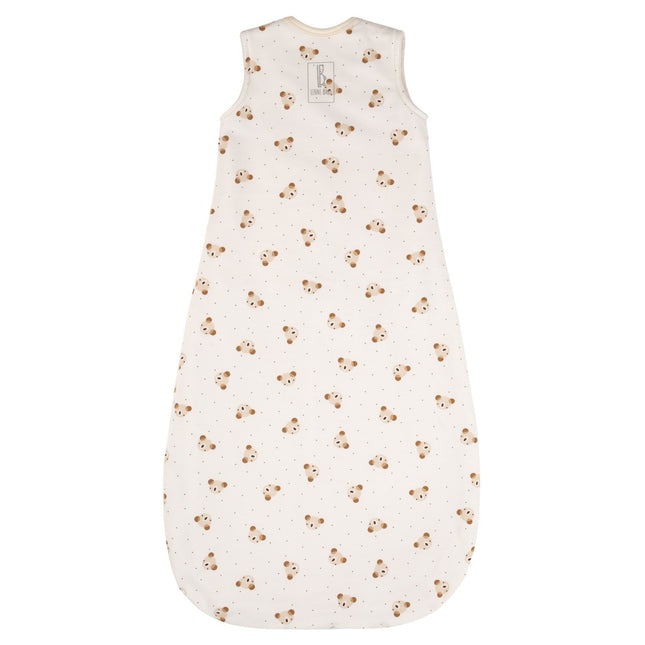 Baby Swaddle and Sleeping Bag 2.5 TOG – Beige / White, 6–24 Months