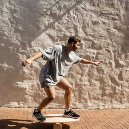 Round Balance Board With Exercise Roll - No Logo