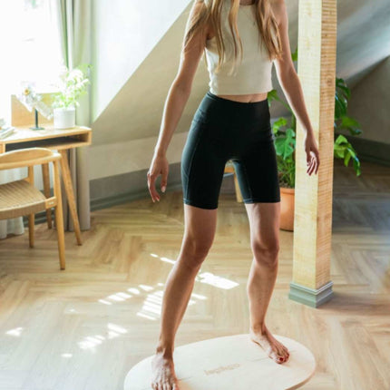 Round Balance Board With Exercise Roll - No Logo