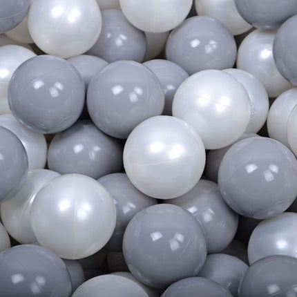 Ball Pit Balls 200pcs - Gray/White Pearl