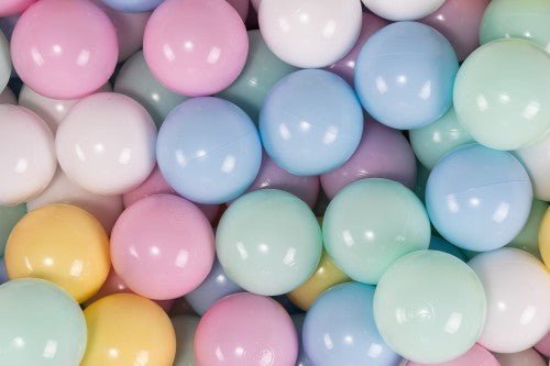 Ball Pit Balls 200pcs - Baby Blue/White/Mint/Pastel Pink/Pastel Yellow - LoveStyle World