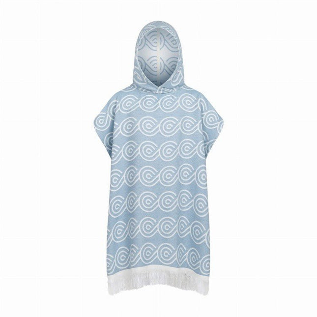 Bamboo Kids Bath Poncho - Light Blue - LoveStyle World