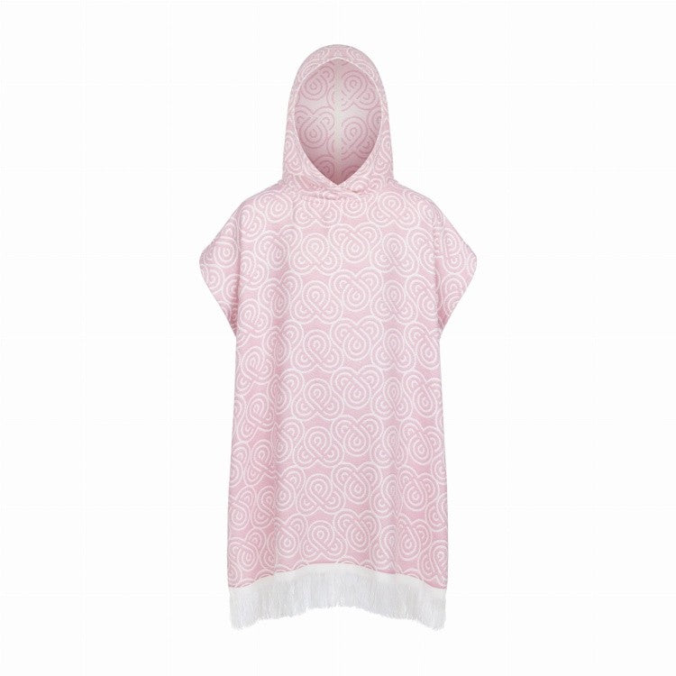 Bamboo Kids Bath Poncho - Rose