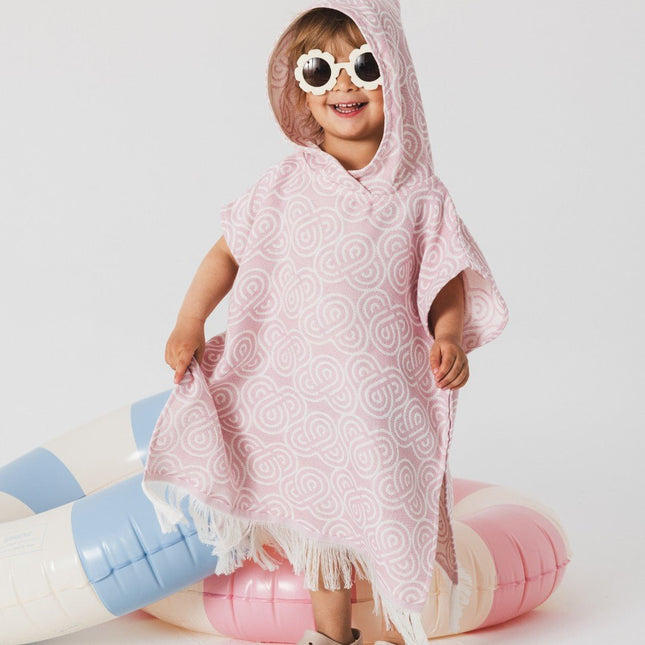 Bamboo Kids Bath Poncho - Rose - LoveStyle World