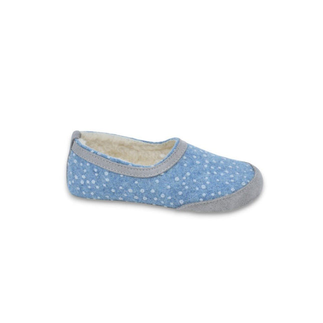 Barefoot Kids Slippers Poksa – Blue Dots - LoveStyle World