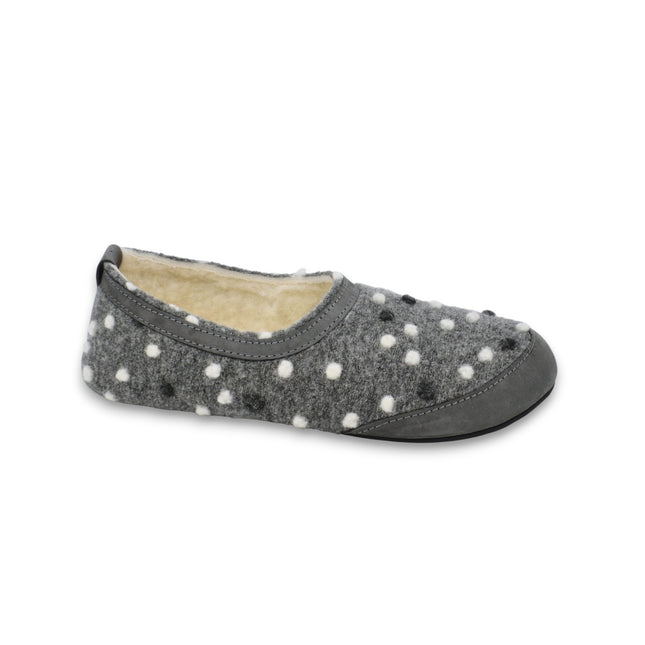 Barefoot Slippers Poksa – Grey Dots - LoveStyle World