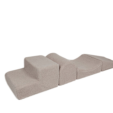 Bearly Corduroy Shape Set 4-Elements - Light Grey