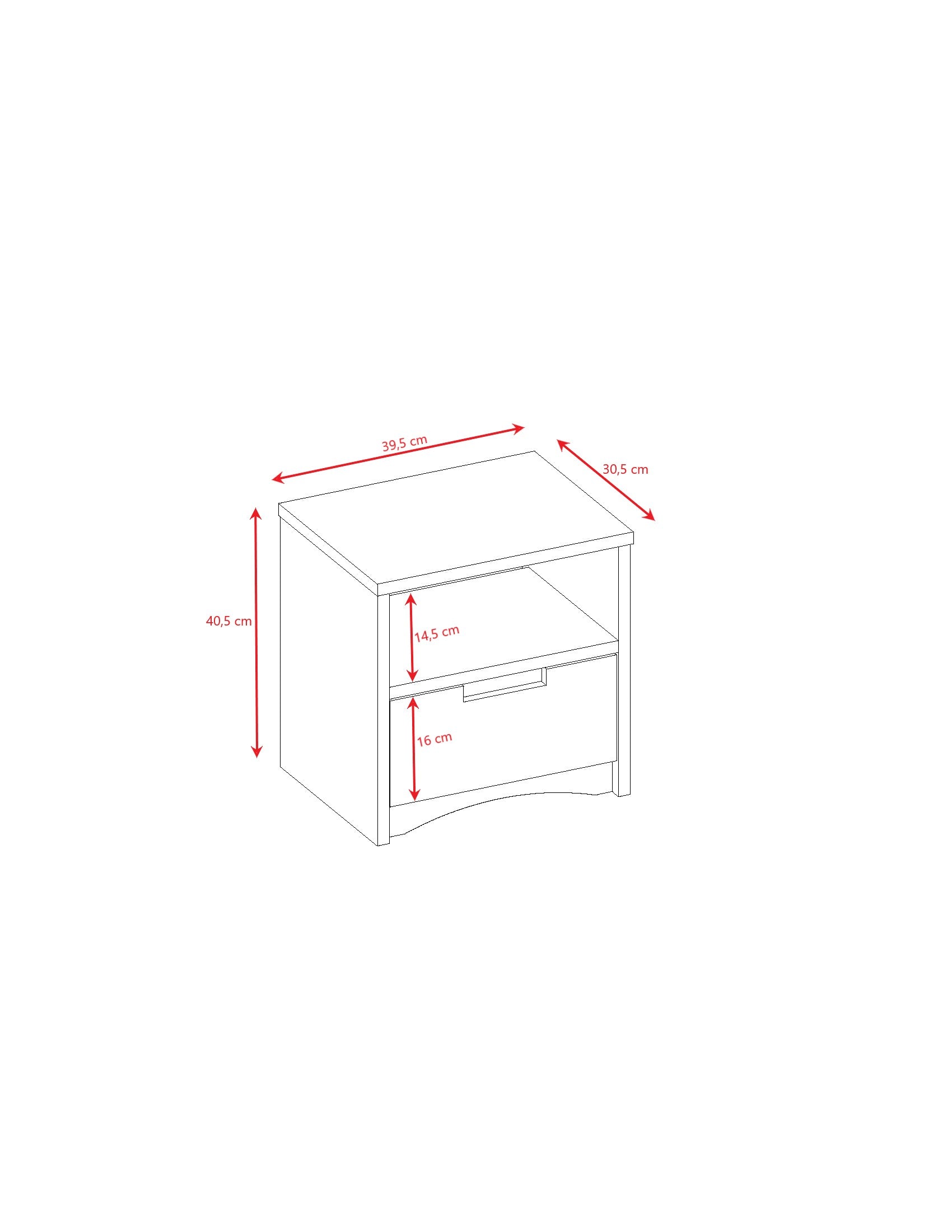 Bedside Table Classic