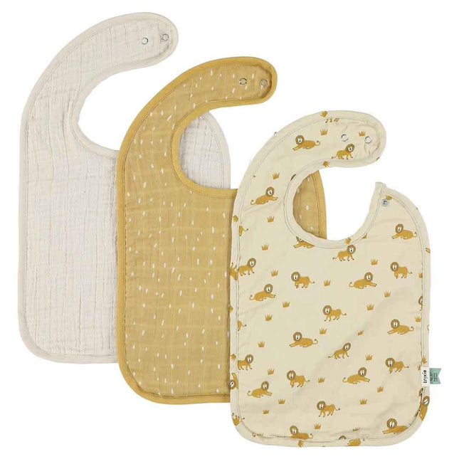Bib 3-pack mix - Lively Lion - LoveStyle World