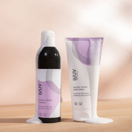 Natural Nourishing Shampoo with Plum Oil, 250 ml