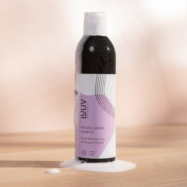 Natural Nourishing Shampoo with Plum Oil, 250 ml
